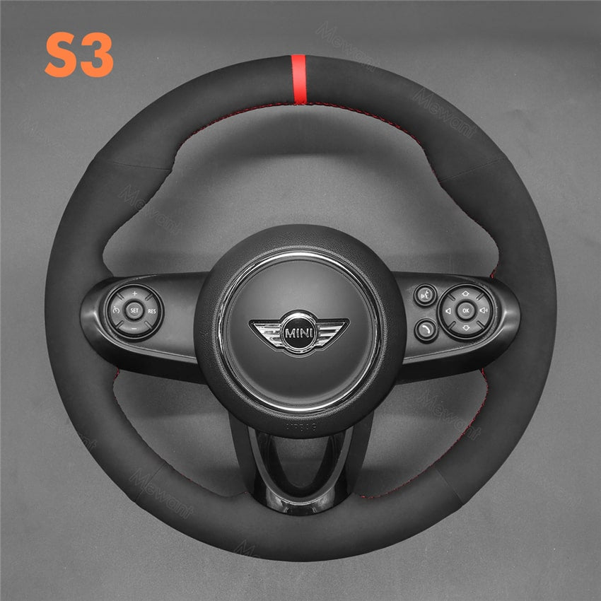 anti-slip Stuurhoes Voor Mini One Voor Jcw Voor Countryman Voor Cooper F55 F56 R60 Voor Cabrio Voor Werkt R59 Koolstofvezel Auto Stuurhoes Auto Stuurwiel Covers (Kleur : O Black anti-slip Stuurhoes Voor Mini One Voor Jcw Voor Countryman Voor Cooper F55 F56 R60 Voor Cabrio Voor Werkt R59 Koolstofvezel Auto Stuurhoes Auto Stuurwiel Covers (Kleur : O Black