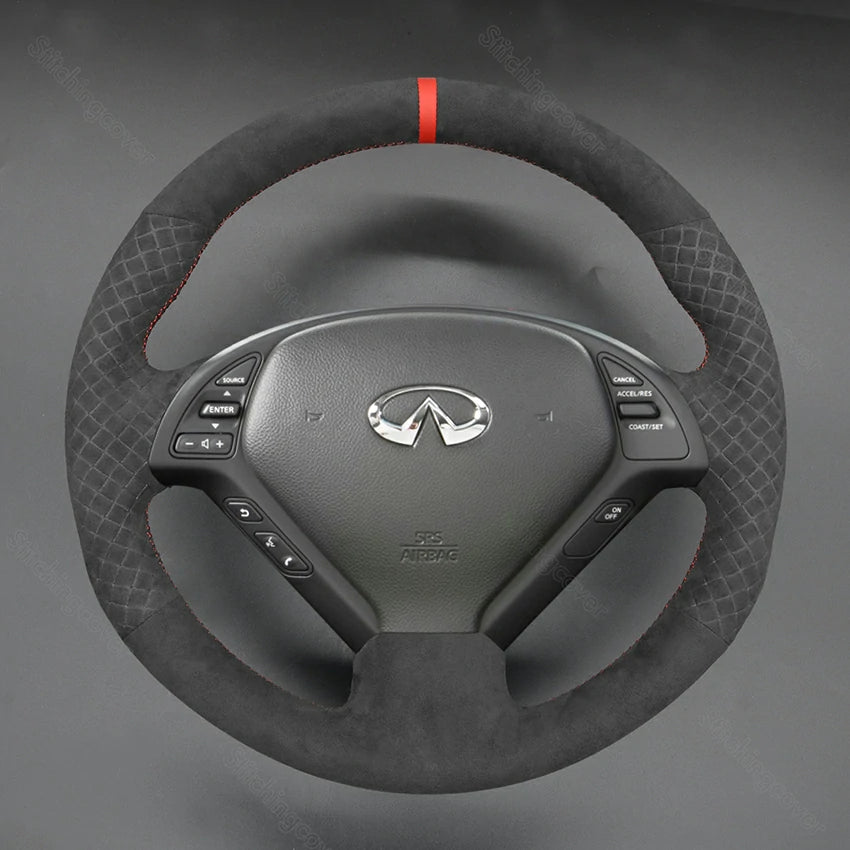 Steering Wheel Cover for Infiniti G25 G35 G37 X30 EX35 EX37 Q40 Q60 QX50