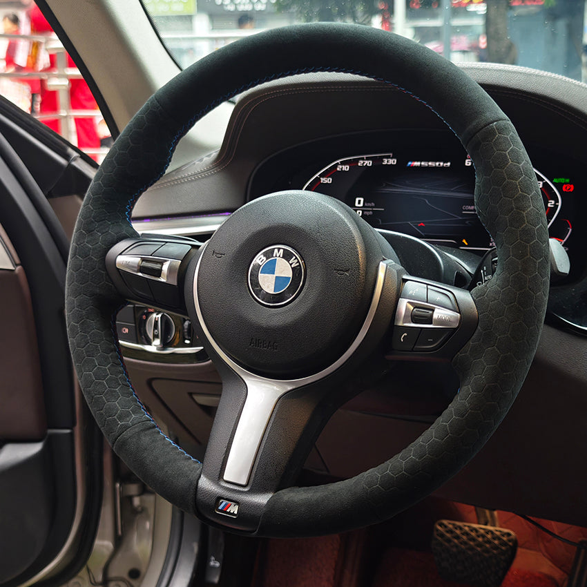 USA Warehouse Steering Wheel Cover for BMW F30 M-Sport 2012-2021 ...