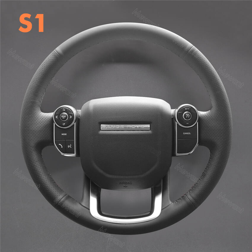 Coprivolante In Pelle Da Cucire Per Land Rover Range Rover Sport 2018-2021 – Antiscivolo, Fai Da Te, Personalizzabile (Cuciture A Scelta)