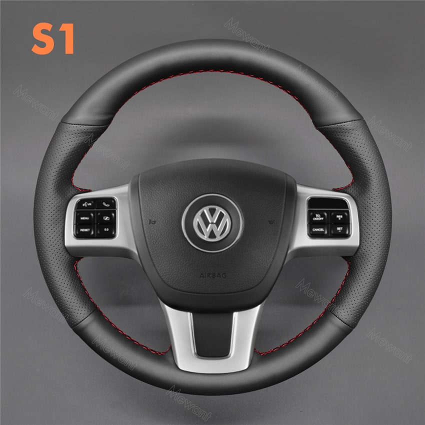 Steering Wheel Cover for Volkswagen VW Routan 2011 2012 2013 2014 | Mewant - Stitchingcover