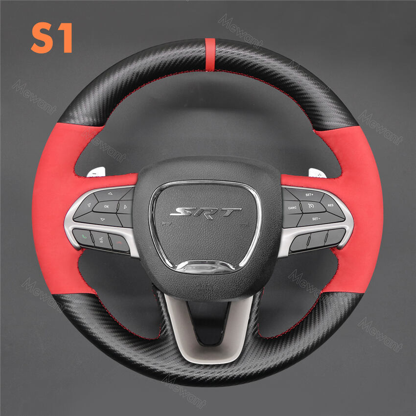 Steering Wheel Cover for Dodge Challenger Charger Durango 2015