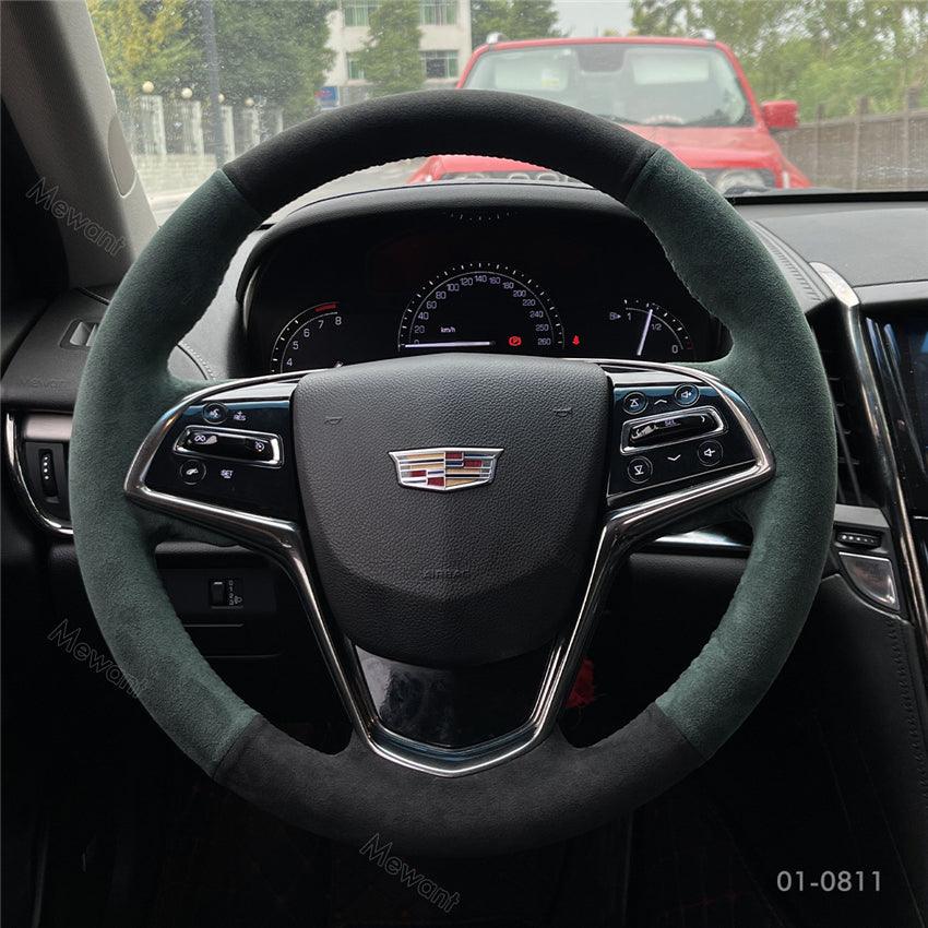 I know you won't regret it - steering wheel cover for my Cadillac ATS 2013 Steering wheel - Stitchingcover
