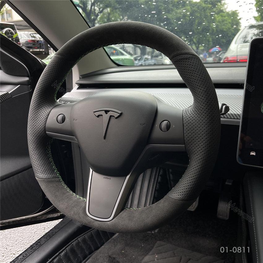 Best Tesla Steering Wheel Cover so Far! - Stitchingcover