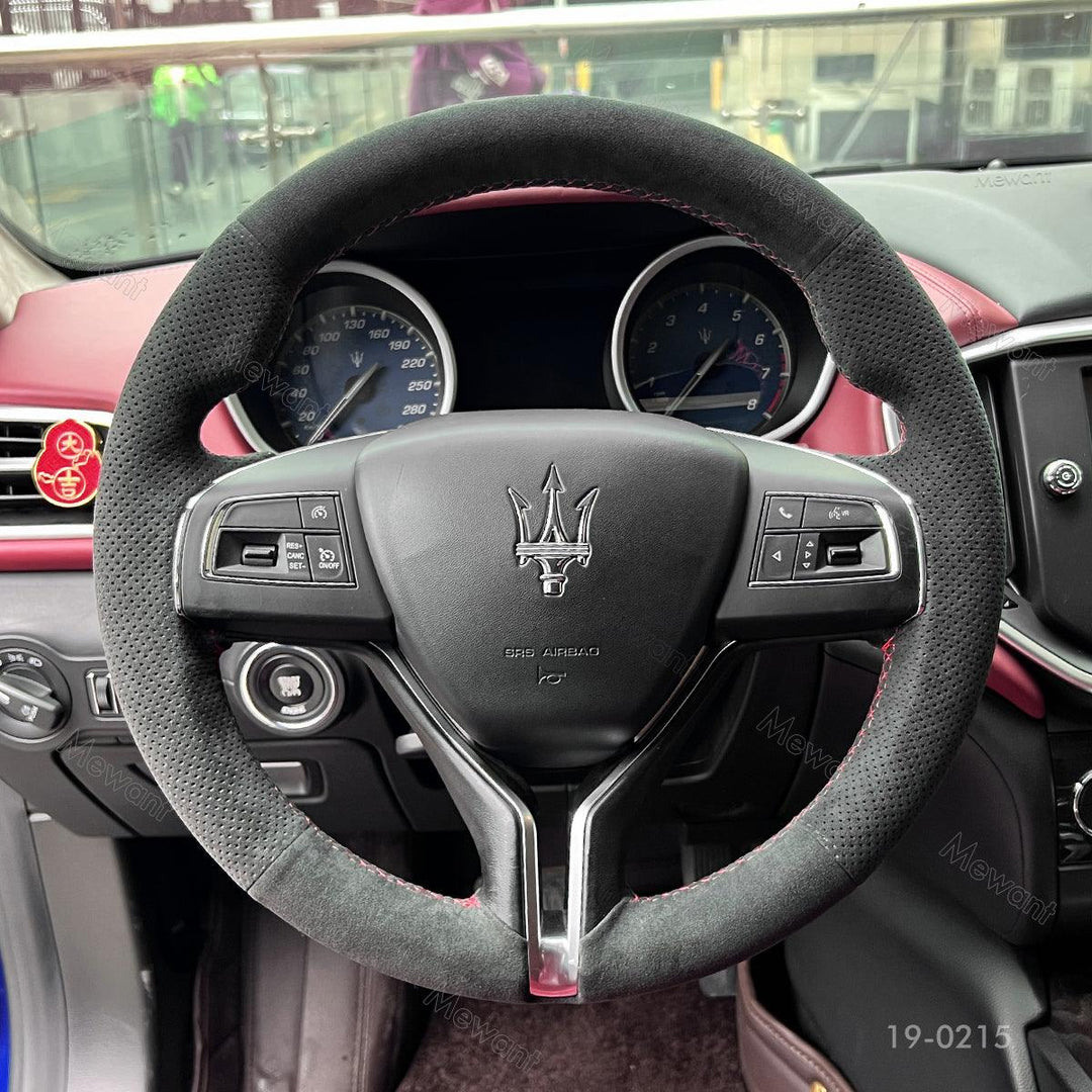 Enhance Your Maserati With a MEWANT Alcantara Steering Wheel Kit - Stitchingcover