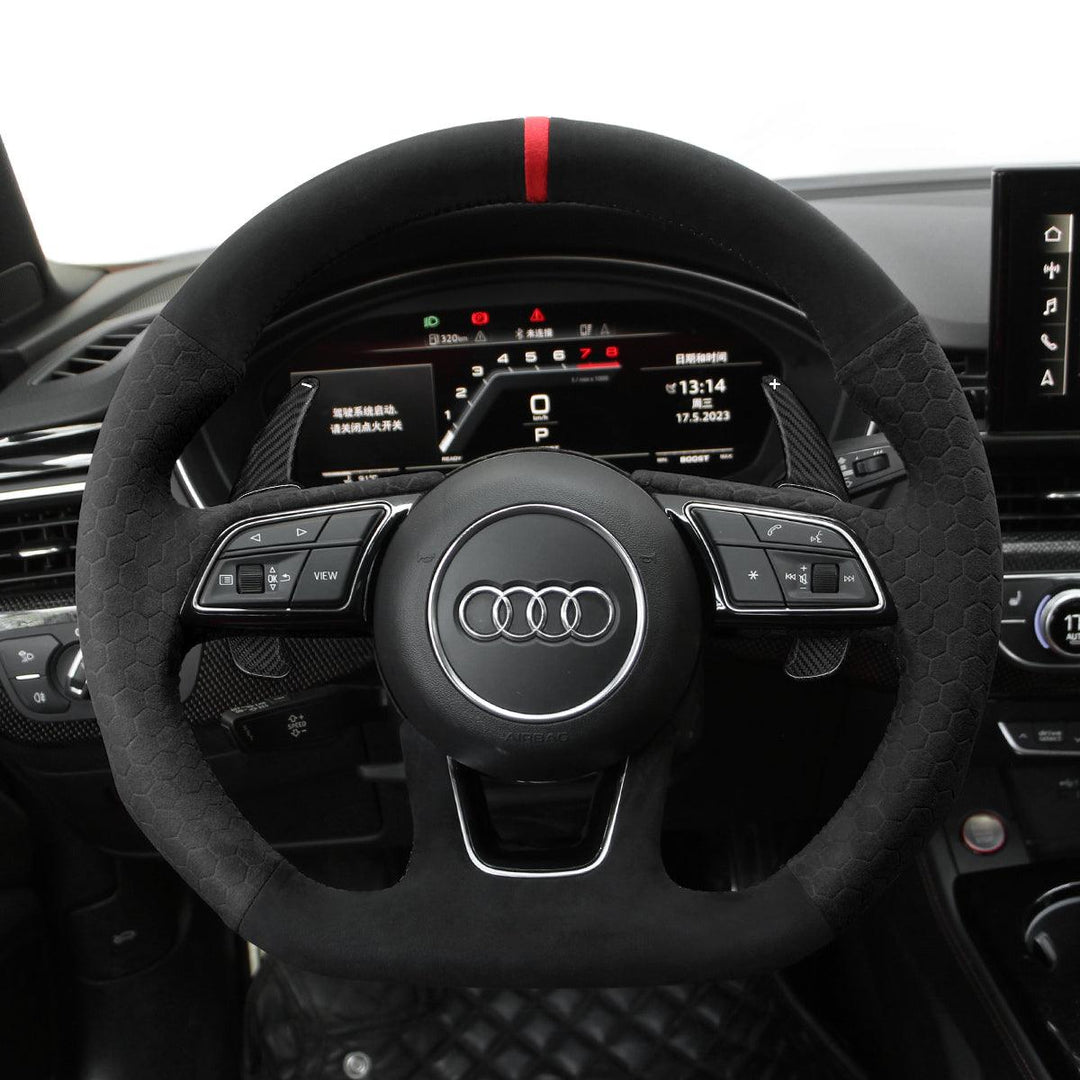 Upgrade Your Audi S5 Steering Wheel with Stitchingcover.com - Stitchingcover