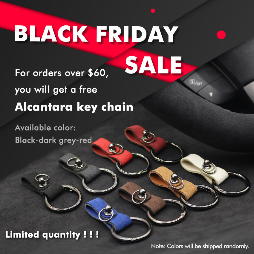 Black Friday Sale! Get An Alcantara Key Chain Free!