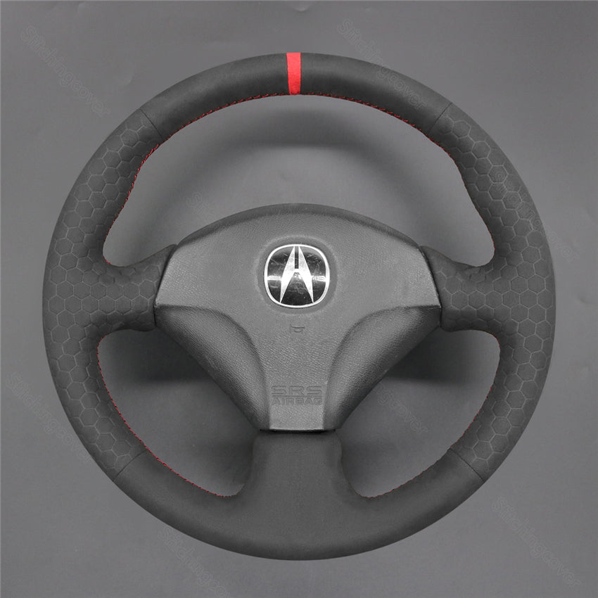 BDK Beige PU Leather Car Seat Covers Full Set With Steering Wheel Cover – Airbag Compatible