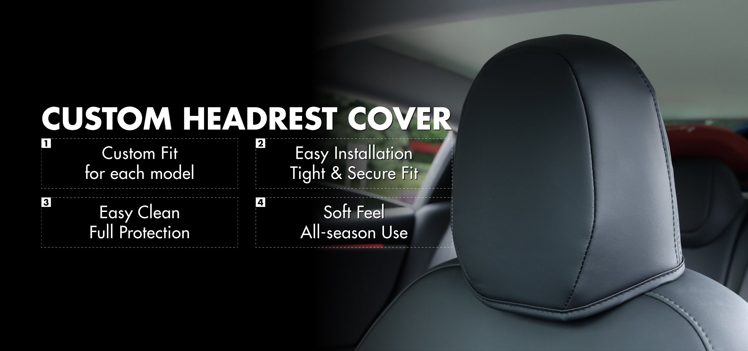 headrest cover 
