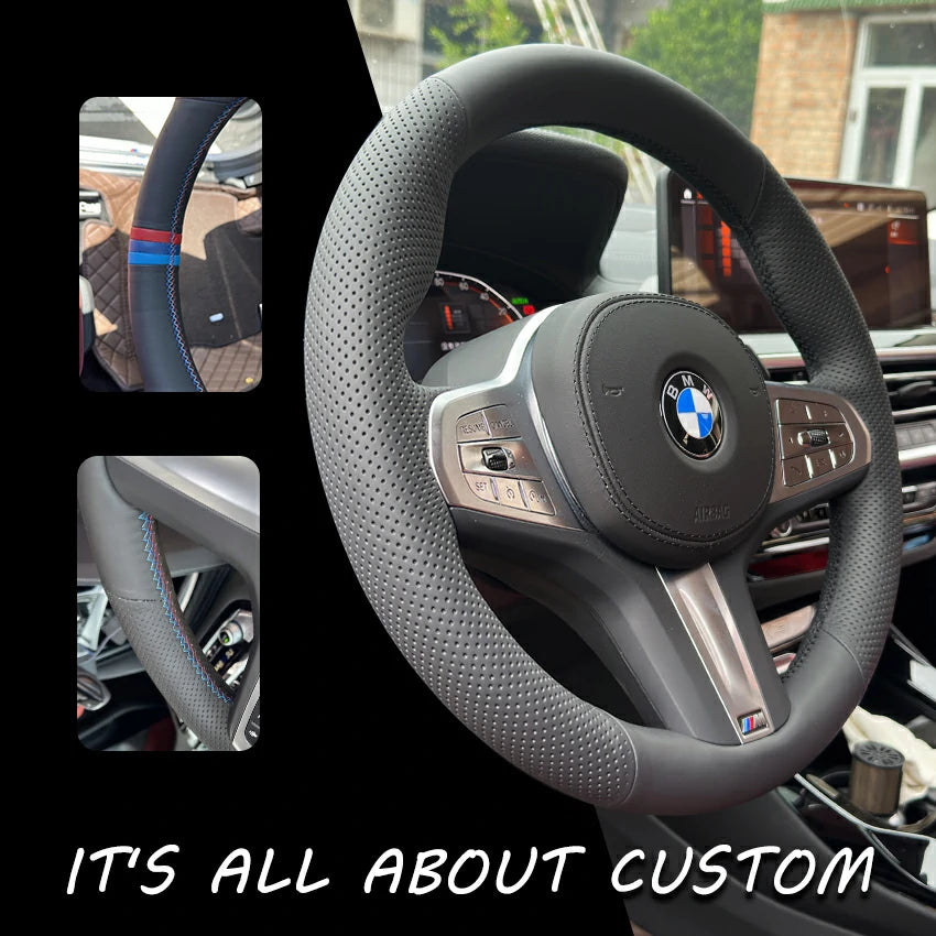 Stitching Cover Custom Your Own Steering Wheel Cover