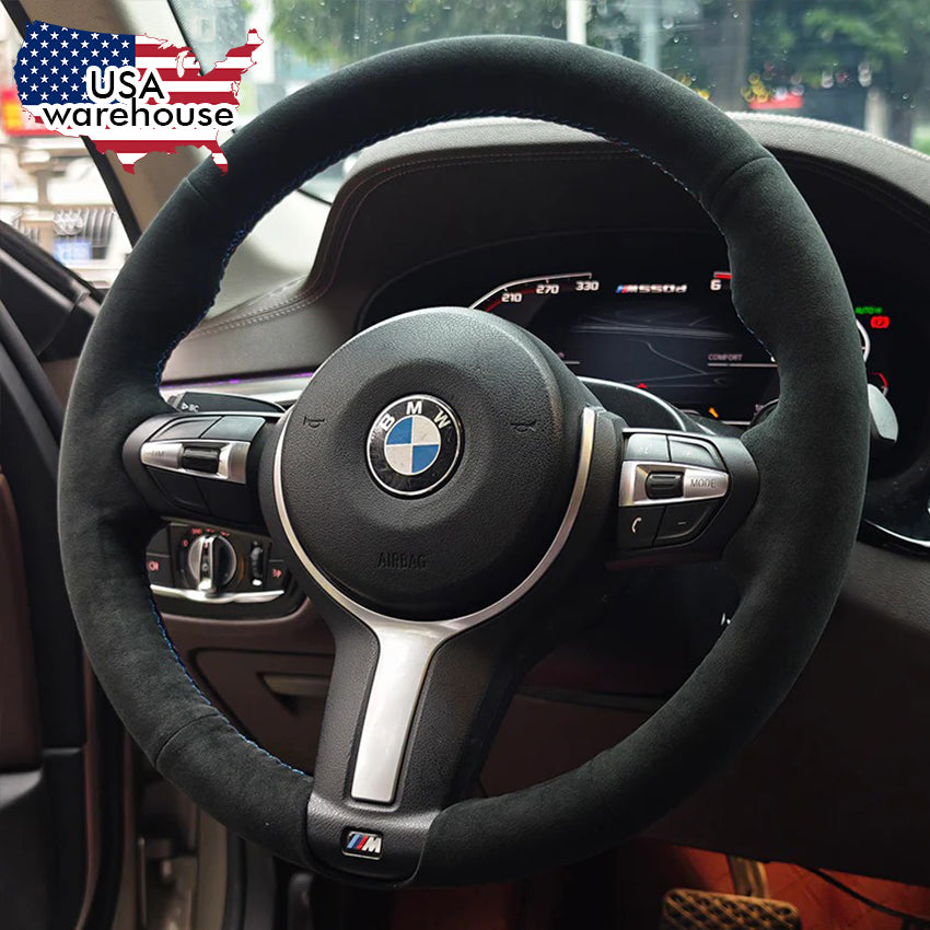 BMW alcantara steering wheel cover