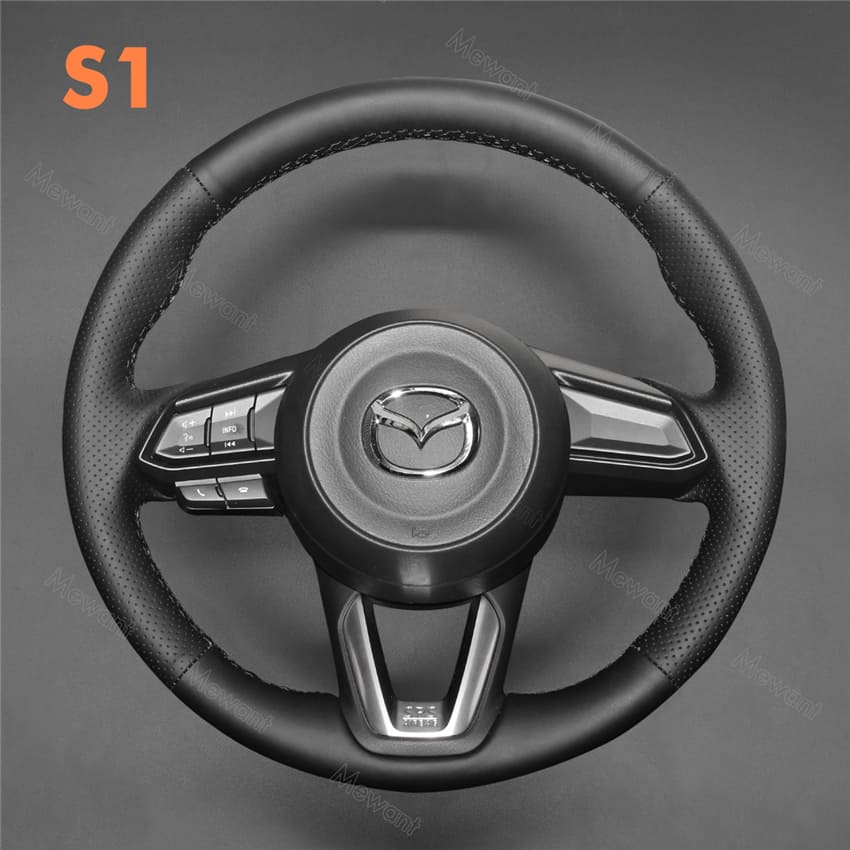 Steering Wheel Cover for Mazda 3 Axela 6 Atenza CX5 CX9