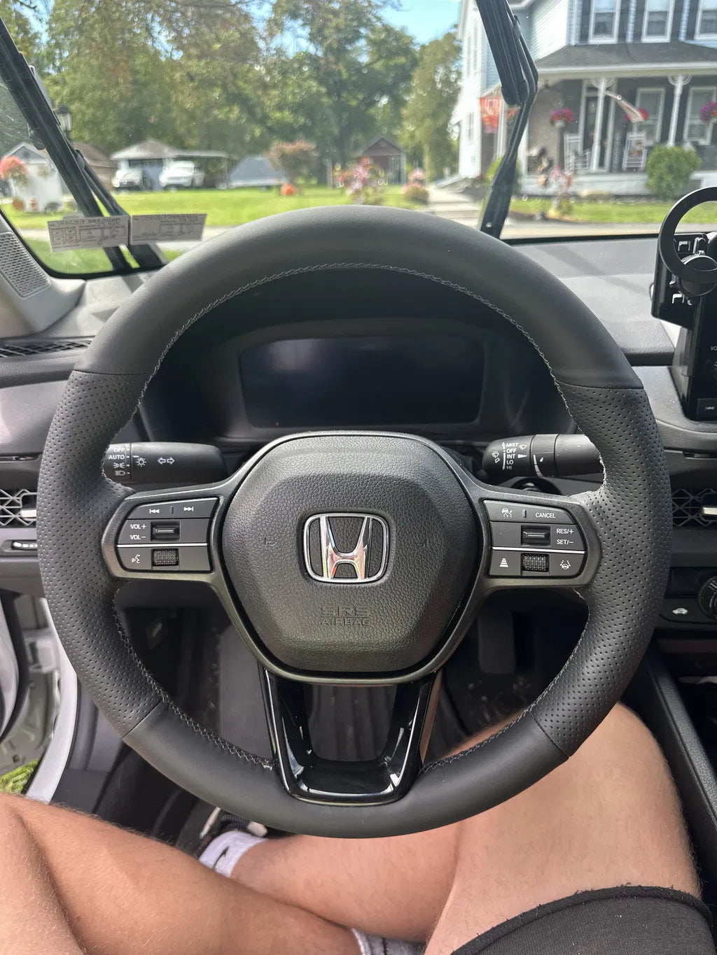 Custom steering wheel wrap customer installation