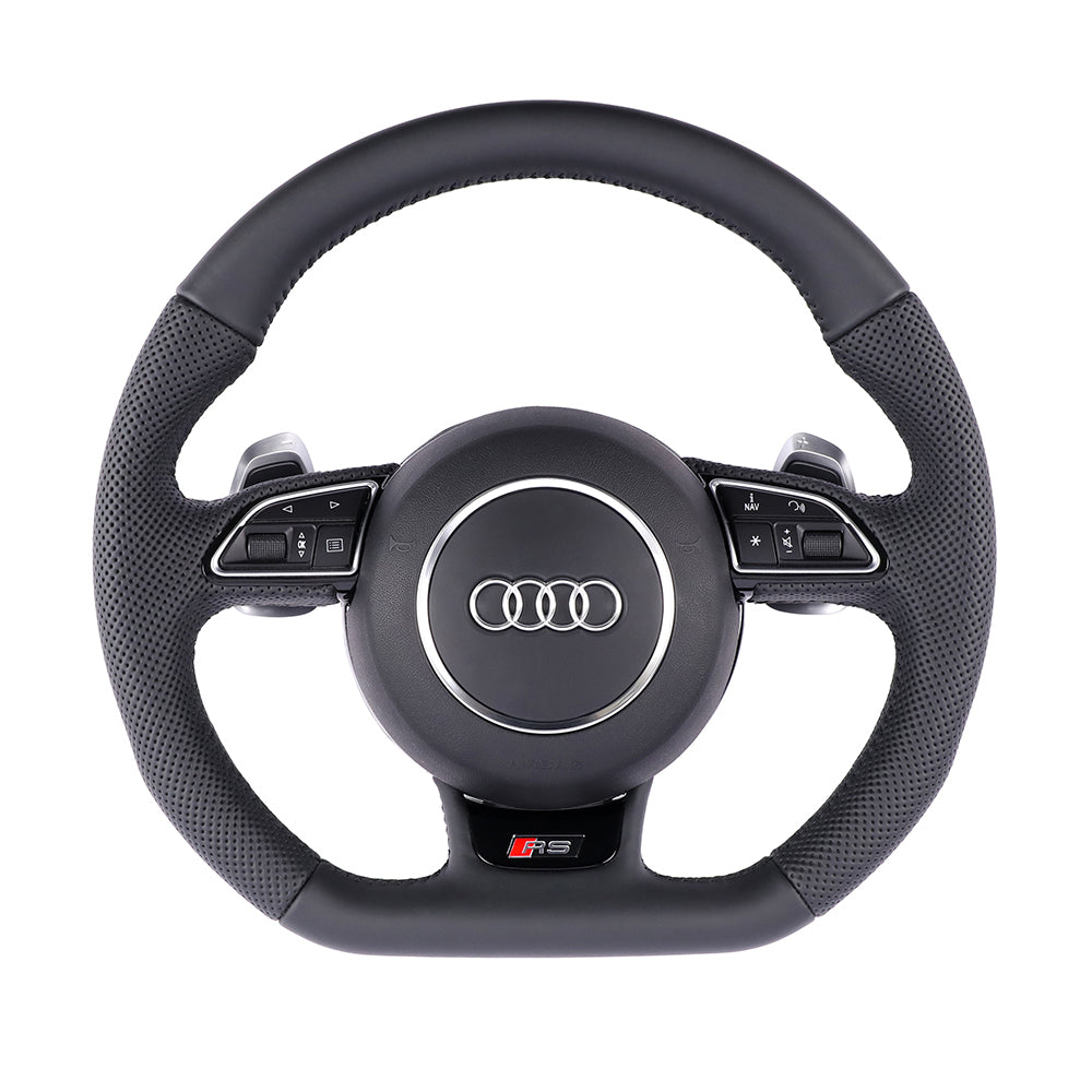 Custom Carbon Steering Wheel for Audi A4 A5 A6 A7 A8 Q5 Q7 Q8 S4 S5 S6 S7 RS4 RS5 RS6 RS7 2018-2024