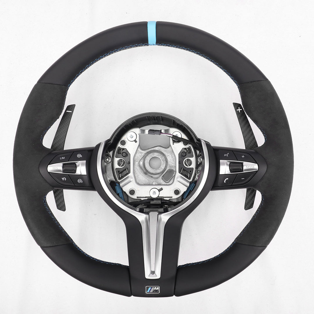 Custom Carbon Steering Wheel for BMW 3 Series 4 Series 5 Series 6 Series M2 M3 M4 F30 F32 F36 F10 F12 F13 F80 F82 F87 2012-2019