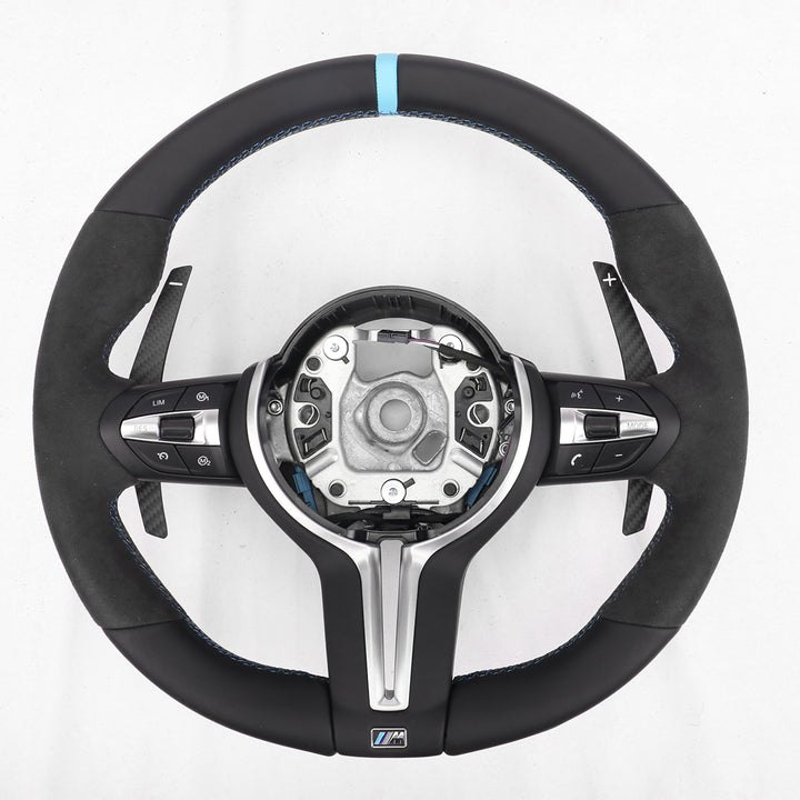 Custom Carbon Steering Wheel for BMW 3 Series 4 Series 5 Series 6 Series M2 M3 M4 F30 F32 F36 F10 F12 F13 F80 F82 F87 2012-2019