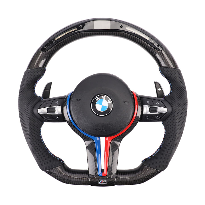 Custom Carbon Steering Wheel for BMW 3 Series 4 Series 5 Series 6 Series M2 M3 M4 F30 F32 F36 F10 F12 F13 F80 F82 F87 2012-2019