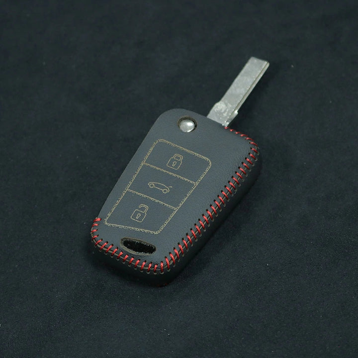 Key Fob Cover for Volkswagen Golf MK7 Passat Tiguan Skoda Octavia Atlas Jetta Arteon Golf GTI Golf R 2018-2024.