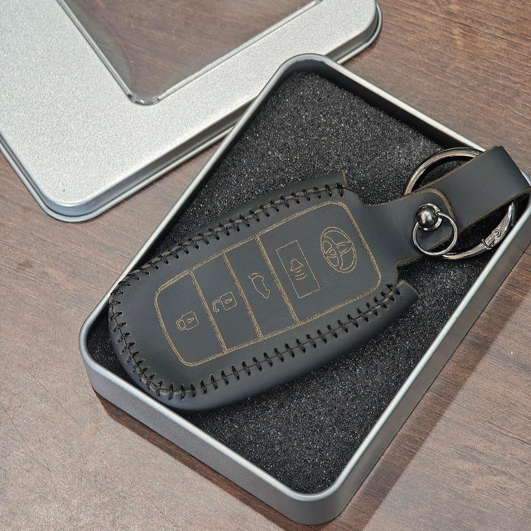 Key Fob Cover for Toyota Highlander Avalon Crown Land Cruiser Tundra Camry Corolla RAV4 SIENNA Camry