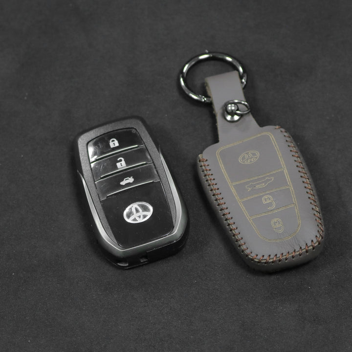 Key Fob Cover for Toyota Highlander Avalon Crown Land Cruiser Tundra Camry Corolla RAV4 SIENNA Camry
