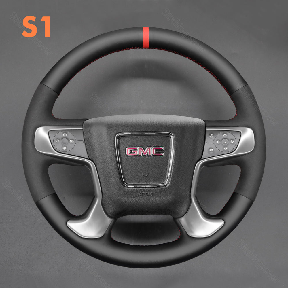 Steering Wheel Cover For GMC Sierra 1500 Sierra 2500 Sierra 3500 Yukon 2014-2020