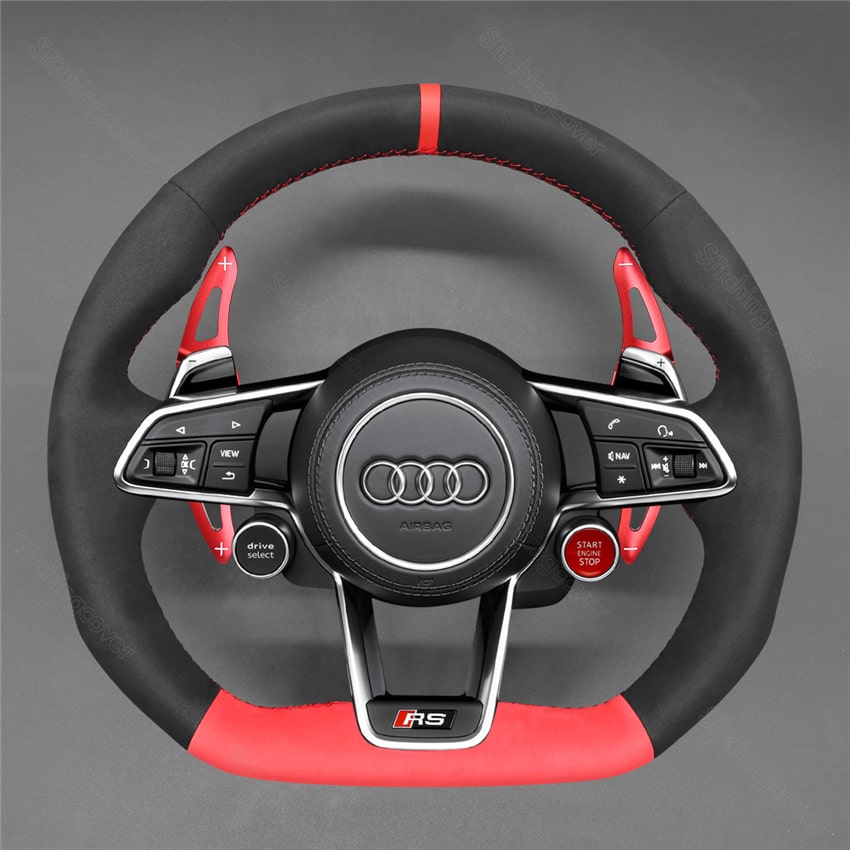 G Brand Replace Paddle Shifter for Audi A3 S3 RS3 A4 B9 S4 RS4 A5 S5 RS5 A6  S6 A7 A8 S8 Q3 Q5 Q7 RS6 C7 C8 RS7 TT TTRS R8 E-TRON(Carbon Style A)
