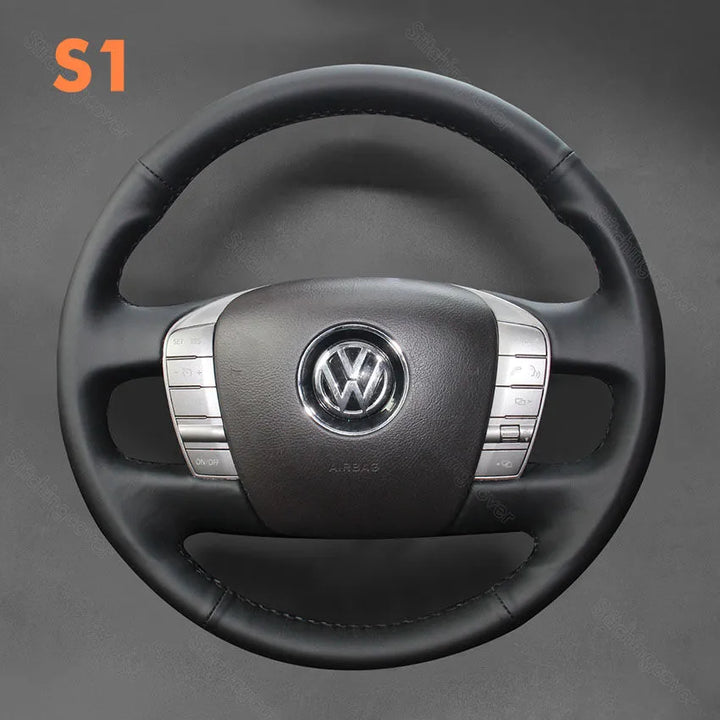 STEERING WHEEL COVER FOR VOLKSWAGEN VW PHAETON 2010-2016