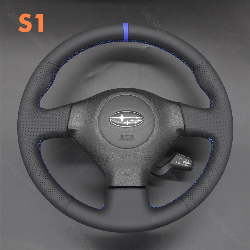 STEERING WHEEL COVER FOR SUBARU IMPREZA FORESTER LEGACY OUTBACK 2005-2007