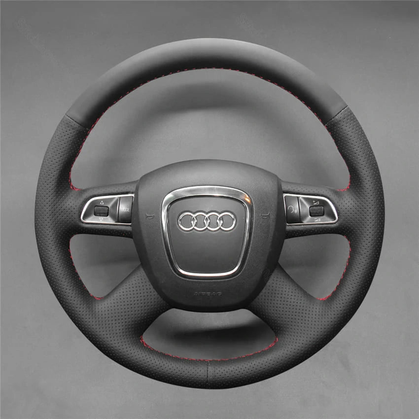 Steering Wheel Cover For Audi A3 A4 A6 A8 Q5 Q7 S8 2005-2012