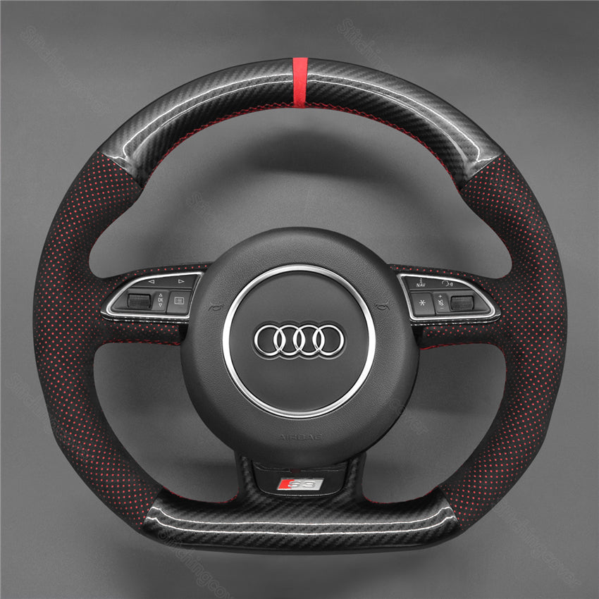 Steering Wheel Cover For Audi A5 A7 RS 5/7 S3 S4 S5 S6 S7 SQ5