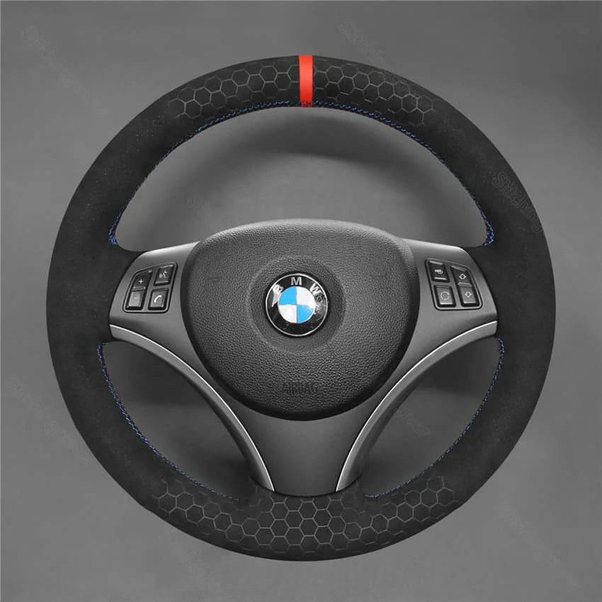 Steering Wheel Cover For BMW E81 E82 E87 E88 E90 E91 E92 E93 X1 E84