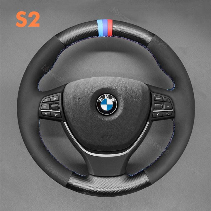 Steering Wheel Cover For BMW F01 F02 F06 F07 F10 F11 F12 F13 Media 4 of 4