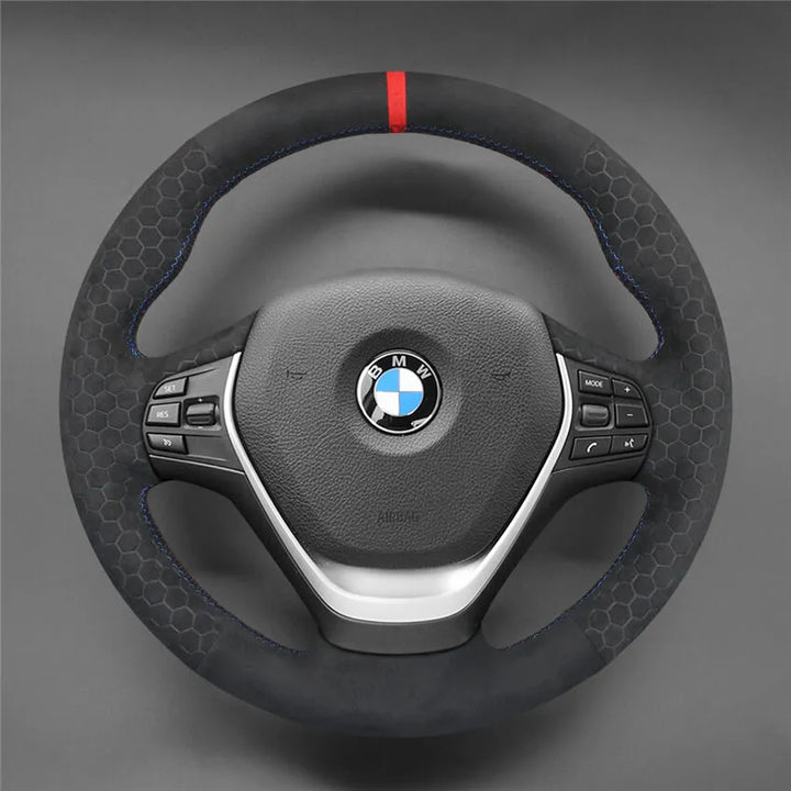 Steering Wheel Cover For BMW F20 F21 F22 F23 F30 F31 F32 F33 F34 F36