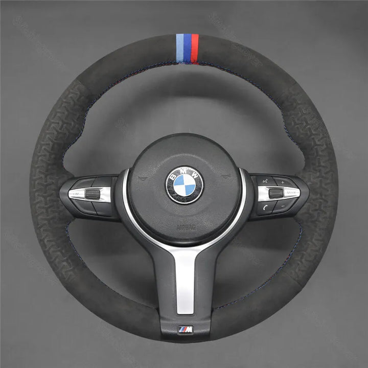 Steering Wheel Cover For BMW F06 F07 F10 F11 F12 F13 F15 F16 F20 F21 F22 F23 F25 F26 F30 F31 F34 F36 F45 2013-2020