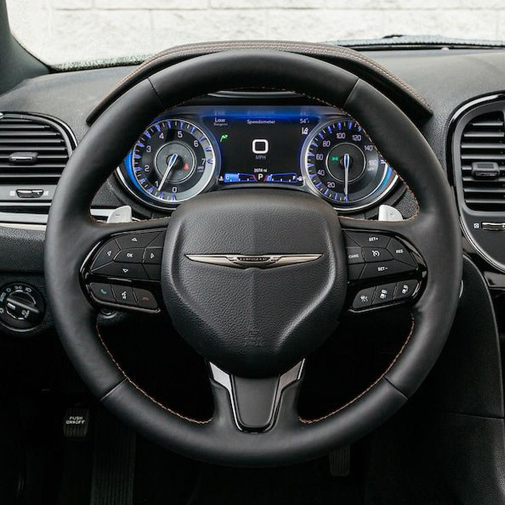 Steering Wheel Cover For Chrysler 300 Pacifica 2015-2023 - Stitchingcover