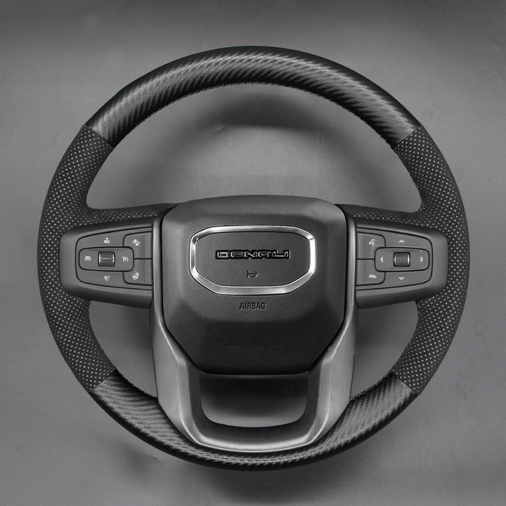 Steering Wheel Cover For GMC Sierra 1500 Limited 2500 3500 Yukon 2019-2024