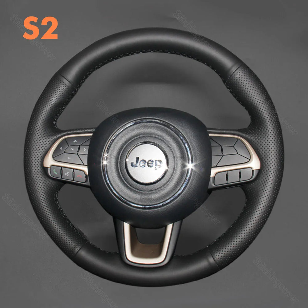 Steering Wheel Cover For Jeep Compass II Renegade 2014-2023