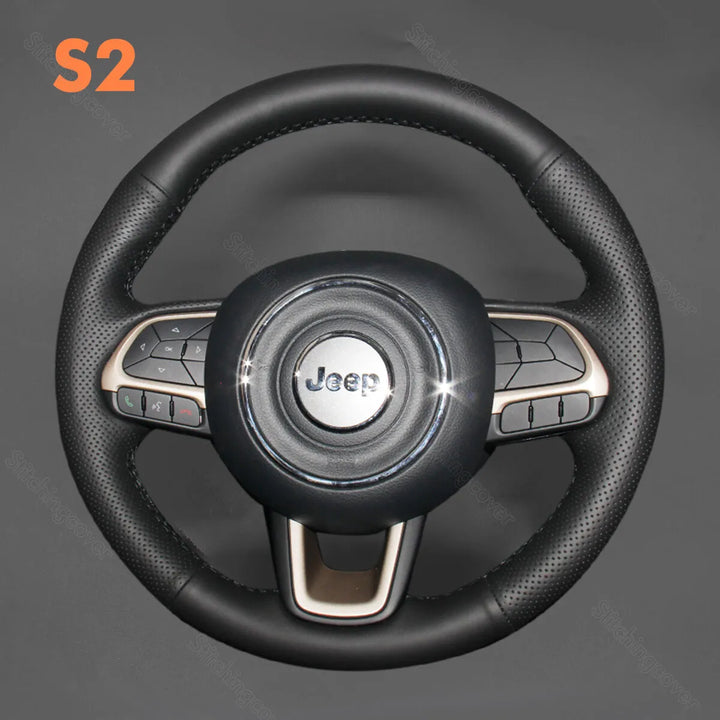 Steering Wheel Cover For Jeep Compass II Renegade 2014-2023