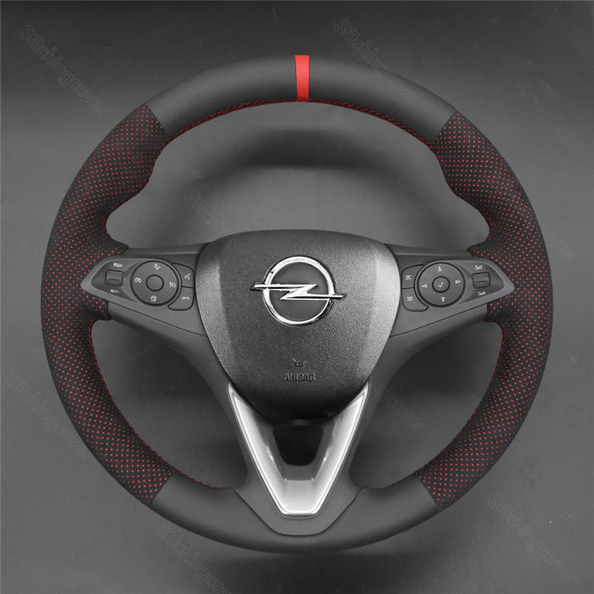 Steering Wheel Cover For Opel Astra Corsa Crossland X Insignia Karl Zafira 2014-2020