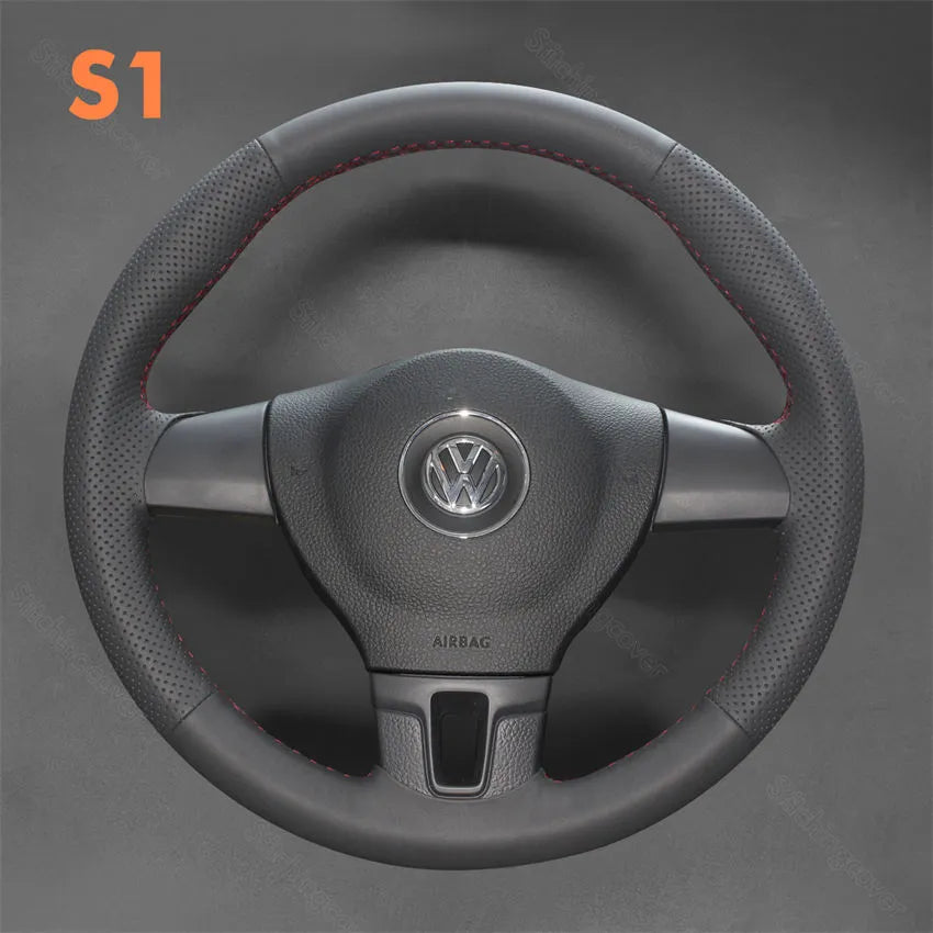 Steering Wheel Cover For Volkswagen VW Sharan Passat Variant EOS Amarok California Caravelle