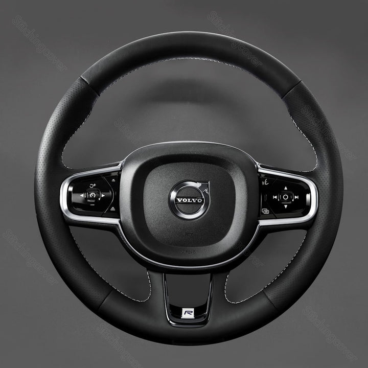 Cubierta para volante para Volvo XC60 S90 V90 XC90 R-Design 2015-2025