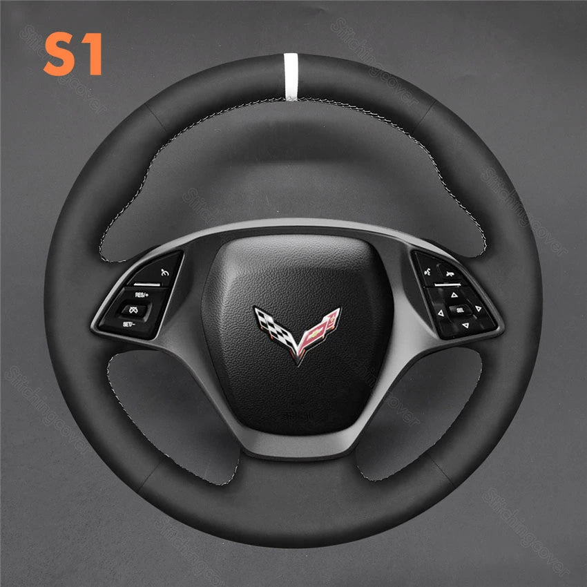 Steering Wheel Cover for Chevrolet Corvette C7 2014-2015