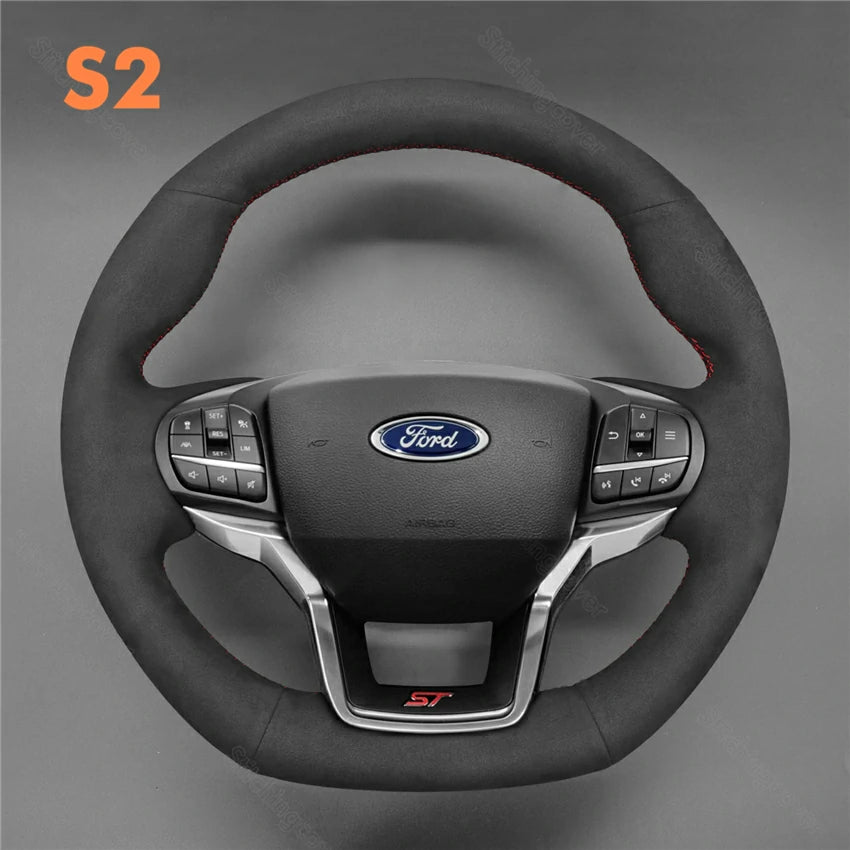 Steering Wheel Cover for Ford Explorer ST ST-Line Timberline 2020-2024