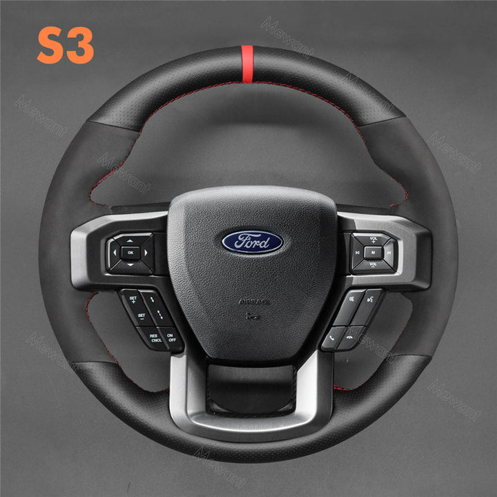 Steering Wheel Cover for Ford F-150 F150 Raptor 2015-2021