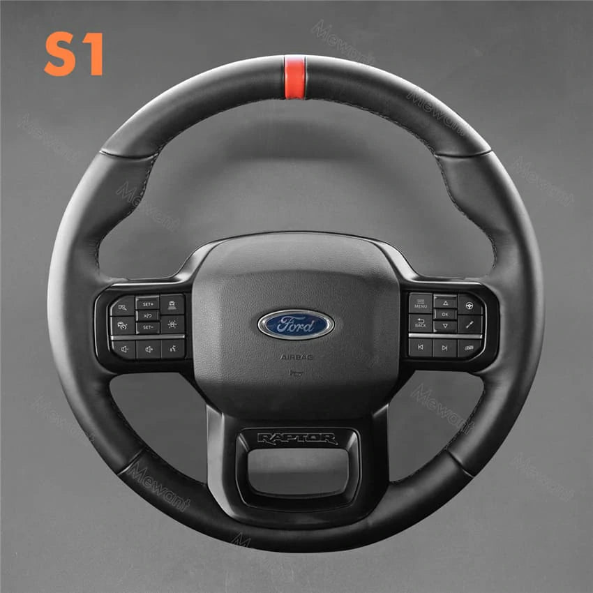 Steering Wheel Cover for Ford F-150 F150 Raptor 2021-2024