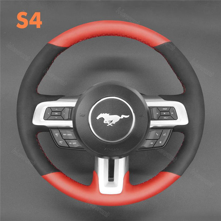 Steering Wheel Cover for Ford Mustang 2015-2023