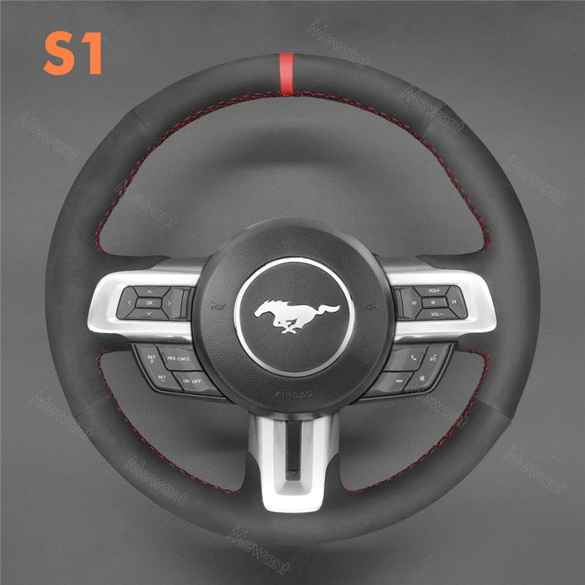 Steering Wheel Cover for Ford Mustang 2015-2023