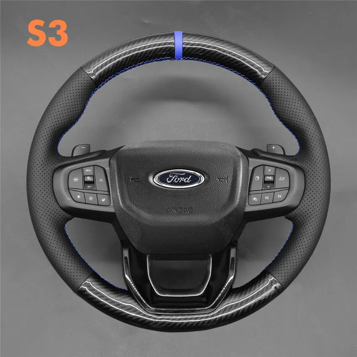 Steering Wheel Cover for Ford Ranger 2022 2023 2024