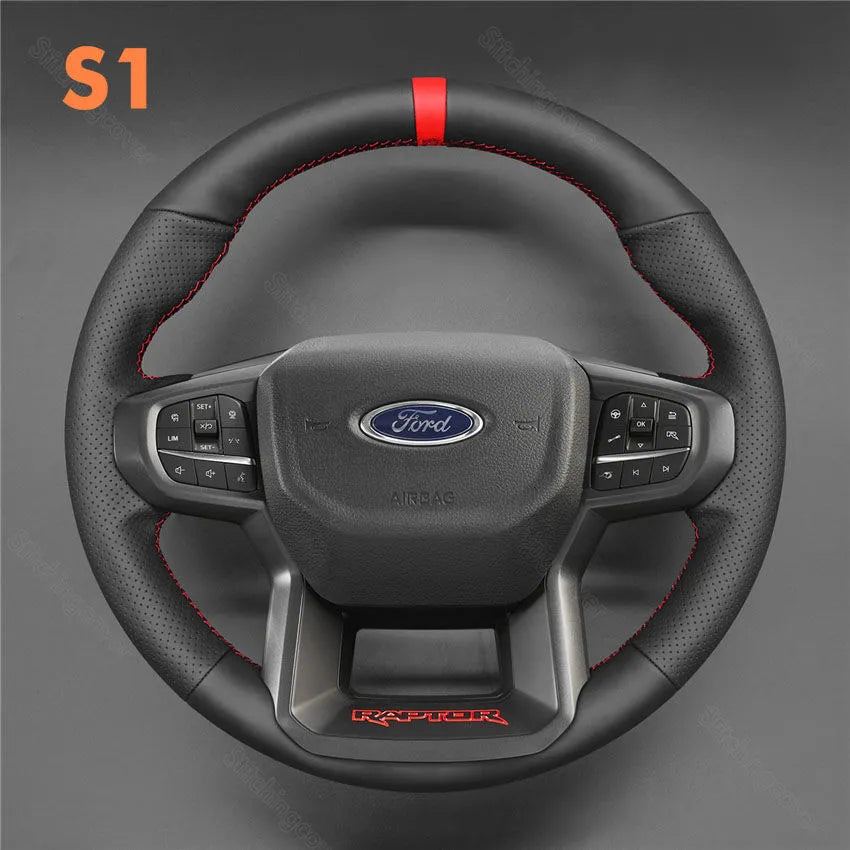 Steering Wheel Cover for Ford Ranger Raptor 2022 2023 2024