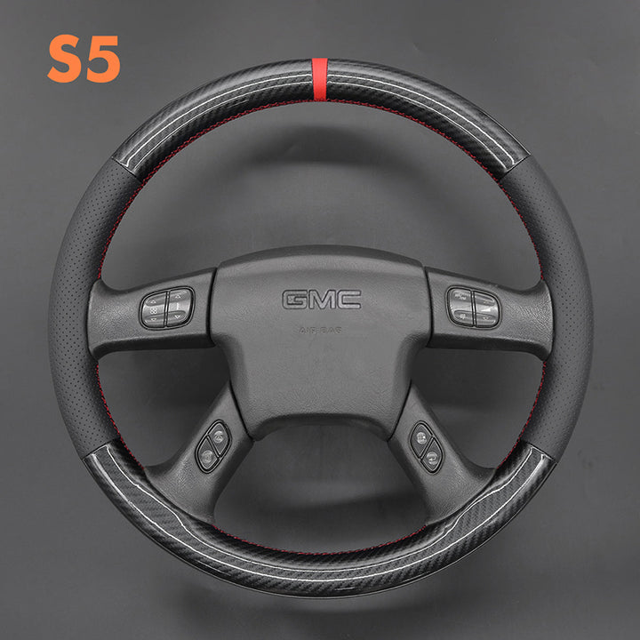 Steering Wheel Cover for GMC Sierra 1500 2500 3500 CC Classic Envoy Yukon Savana 2003-2008